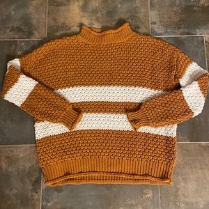 Knot Sisters Varsity Striped Sweater